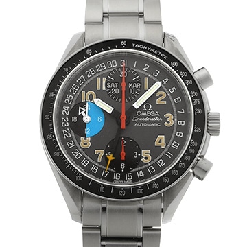 オメガ スピードマスター マーク40 AM/PM 3520.53 グレー/ブラック メンズ 時計 【中古】【wristwatch】