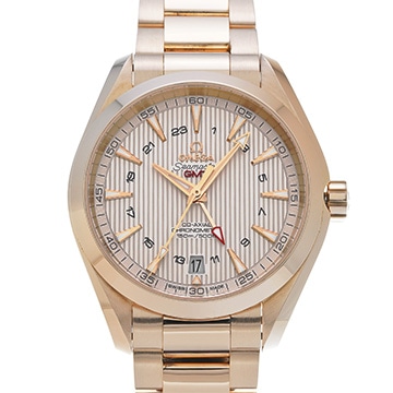 オメガ シーマスター アクアテラ コーアクシャル GMT 231.50.43.22.02.001 シルバー メンズ 時計 【中古】【wristwatch】