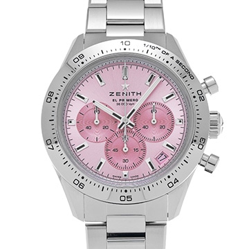 ゼニス クロノマスター スポーツ ピンク 03.3109.3600/18.M3100 ピンク メンズ 時計 【中古】【wristwatch】