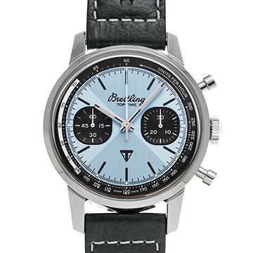 ブライトリング トップタイム トライアンフ A23311121C1X1 アイスブルー/ブラック メンズ 時計 【中古】【wristwatch】