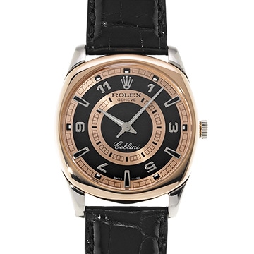 ロレックス チェリーニ ダナオス 4243/9BIC ブラック/ピンク レディース 時計 【中古】【wristwatch】