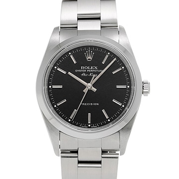 ロレックス エアキング 14000 ブラック メンズ 時計 【中古】【wristwatch】