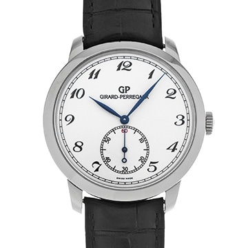 ジラール ペルゴ 1966 スモールセコンド 49534-53-711-BK6A ホワイト メンズ 時計 【中古】【wristwatch】