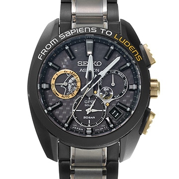 セイコー アストロン グローバルライン スポーツ 5X チタン コジマプロダクション SBXC095 ブラック メンズ 時計 【中古】【wristwatch】