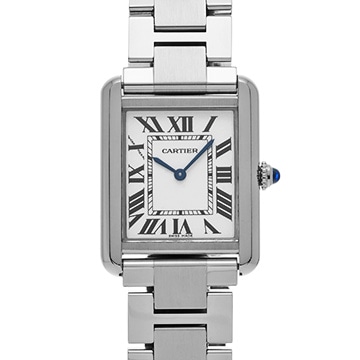 カルティエ タンク ソロ SM W5200013 シルバー レディース 時計 【中古】【wristwatch】