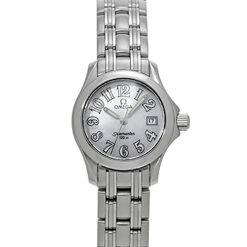 オメガ シーマスター 2581.70 ホワイトシェル レディース 時計 【中古】【wristwatch】