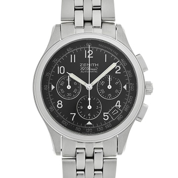 ゼニス クラス エル・プリメロ 02.0500.400/24 ブラック メンズ 時計 【中古】【wristwatch】