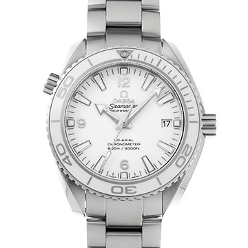 オメガ シーマスター プラネットオーシャン 600 コーアクシャル 232.30.42.21.04.001 ホワイト メンズ 時計 【中古】【wristwatch】