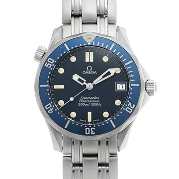オメガ シーマスター 300 デイト 2551.80 ブルー メンズ 時計 【中古】【wristwatch】