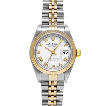 ロレックス デイトジャスト 79173 ホワイト レディース 時計 【中古】【wristwatch】