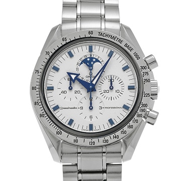 オメガ スピードマスター ムーンウォッチ プロフェッショナル ムーンフェイズ 3575.20 ホワイト メンズ 時計 【中古】【wristwatch】