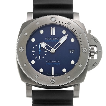 パネライ ルミノール 1950 サブマーシブル BMG-TECH 3デイズ PAM00692 ブルー メンズ 時計 【中古】【wristwatch】