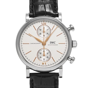 IWC ポートフィノ クロノグラフ 39 IW391406 シルバー メンズ 時計 【中古】【wristwatch】