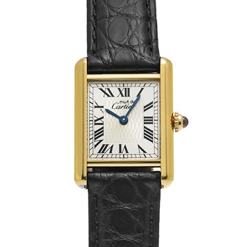 カルティエ マストタンク SM 150th W1010195 シルバー レディース 時計 【中古】【wristwatch】