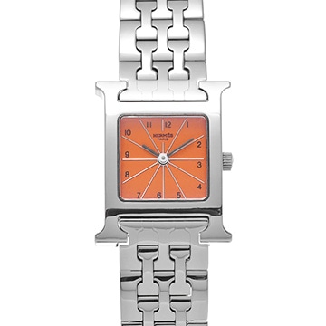 エルメス Hウォッチ HH1.210 オレンジ レディース 時計 【中古】【wristwatch】