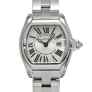 カルティエ ロードスター SM W62016V3 シルバー レディース 時計 【中古】【wristwatch】