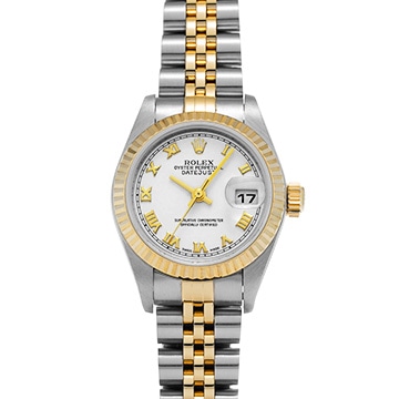 ロレックス デイトジャスト 79173 ホワイト レディース 時計 【中古】【wristwatch】
