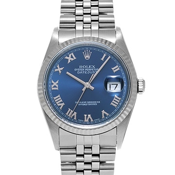 ロレックス デイトジャスト 16234 ブルー メンズ 時計 【中古】【wristwatch】