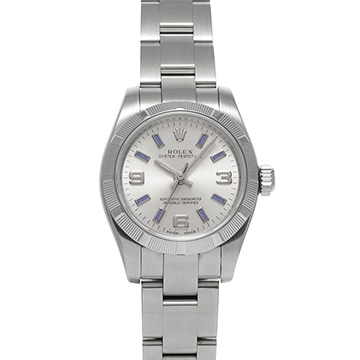 ロレックス オイスターパーペチュアル 26 176210 シルバー レディース 時計 【中古】【wristwatch】
