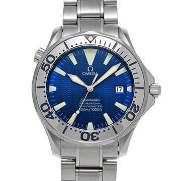 オメガ シーマスター プロフェッショナル 300 2255.80 ブルー メンズ 時計 【中古】【wristwatch】