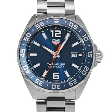 タグ ホイヤー フォーミュラ1 クォーツ WAZ1010.BA0842 ブルー メンズ 時計 【中古】【wristwatch】