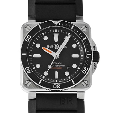 ベル＆ロス ダイバー BR03-92-DIV ブラック メンズ 時計 【中古】【wristwatch】