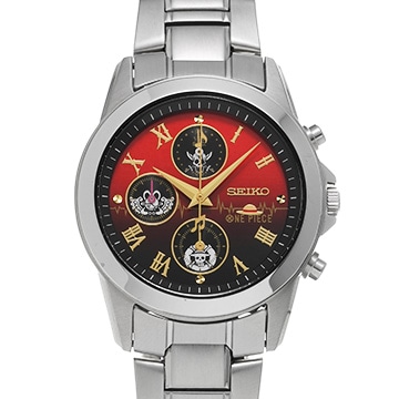 セイコー ワンピース フィルム レッド 公開記念ウォッチ 7T92-HCR0 レッド/ブラック メンズ 時計 【中古】【wristwatch】