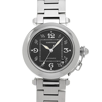 カルティエ パシャC W31043M7 ブラック ユニセックス 時計 【中古】【wristwatch】