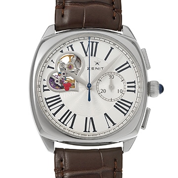 ゼニス スター オープン  03.1925.4062/01.C725 シルバー メンズ 時計 【中古】【wristwatch】