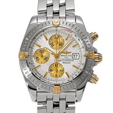 ブライトリング クロノマット エボリューション B156G70PA ホワイト/シャンパン メンズ 時計 【中古】【wristwatch】