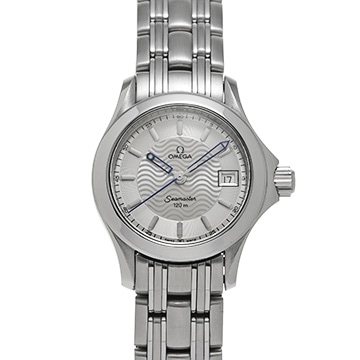 オメガ シーマスター 120 クォーツ 2581.31 シルバー レディース 時計 【中古】【wristwatch】
