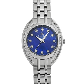 グランドセイコー エレガンスコレクション クォーツ STGF353 ブルーシェル/ダイヤモンド レディース 時計 【中古】【wristwatch】