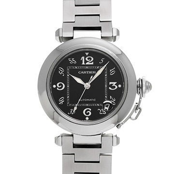 カルティエ パシャC W31043M7 ブラック ユニセックス 時計 【中古】【wristwatch】