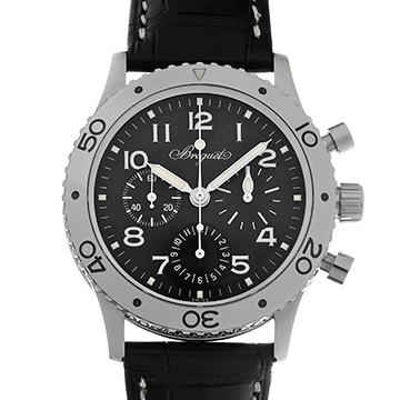 ブレゲ アエロナバル タイプXX 3800ST/92/9W6 ブラック メンズ 時計 【中古】【wristwatch】