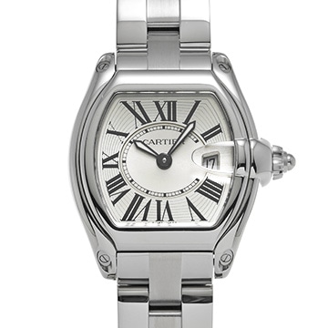 カルティエ ロードスター SM W62016V3 シルバー レディース 時計 【中古】【wristwatch】