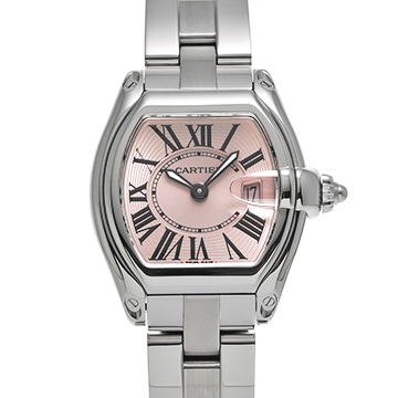 カルティエ ロードスター SM W62017V3 ピンク レディース 時計 【中古】【wristwatch】