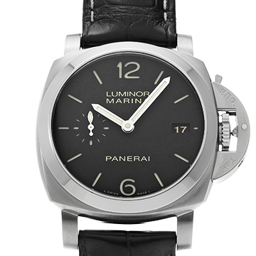 パネライ ルミノールマリーナ 1950 3デイズ オートマティック PAM00392 ブラック メンズ 時計 【中古】【wristwatch】