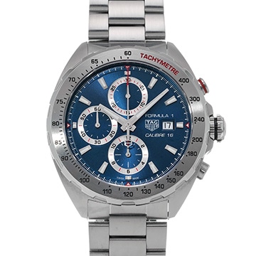 タグ ホイヤー フォーミュラ1 キャリバー16 クロノグラフ CAZ2015.BA0876 ブルー メンズ 時計 【中古】【wristwatch】
