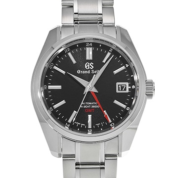 グランドセイコー ヘリテージコレクション メカニカル ハイビート36000 GMT SBGJ203 ブラック メンズ 時計 【中古】【wristwatch】