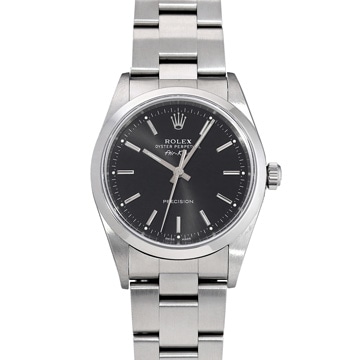 ロレックス エアキング 14000 ブラック メンズ 時計 【中古】【wristwatch】