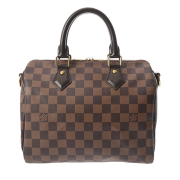 ルイ ヴィトン ダミエ スピーディバンドリエール25 2WAY ブラウン N41368 ダミエキャンバス レディース バッグ 【中古】【bag】