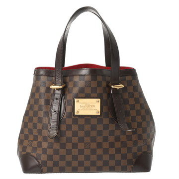 ルイ ヴィトン ダミエ ハムステッド MM エベヌ N51204 ダミエキャンバス レディース バッグ 【中古】【bag】