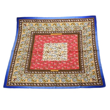 エルメス カレ 90 CHASSE EN INDE マルチカラー シルク100％ レディース 【中古】【other】