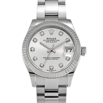 ロレックス デイトジャスト 31 278274G シルバー/ダイヤモンド ユニセックス 時計 【中古】【wristwatch】