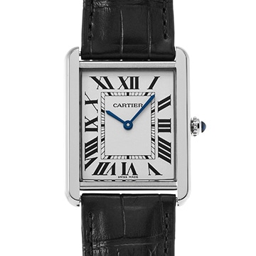 カルティエ タンク ソロ LM W5200003 シルバー メンズ 時計 【中古】【wristwatch】