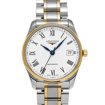 ロンジン マスターコレクション L2.518.5.11.7 ホワイト メンズ 時計 【中古】【wristwatch】