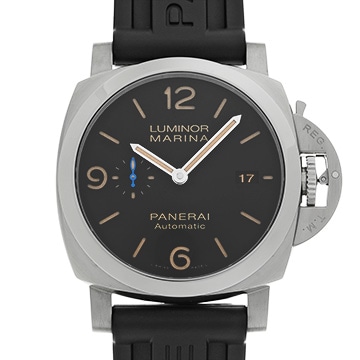 パネライ ルミノールマリーナ 1950 3デイズ アッチャイオ PAM01312 ブラック メンズ 時計 【中古】【wristwatch】
