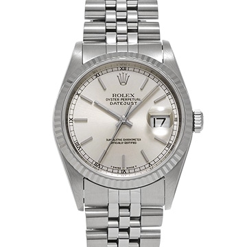 ロレックス デイトジャスト 16234 シルバー メンズ 時計 【中古】【wristwatch】