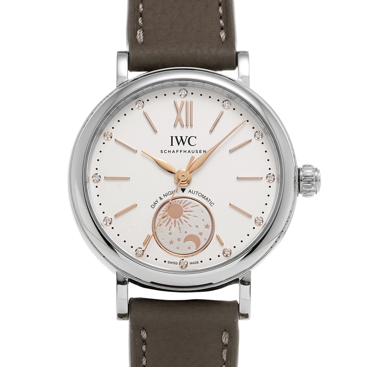 IWC ポートフィノ オート デイ ナイト IW459801 シルバーメッキ メンズ 時計 【中古】【wristwatch】
