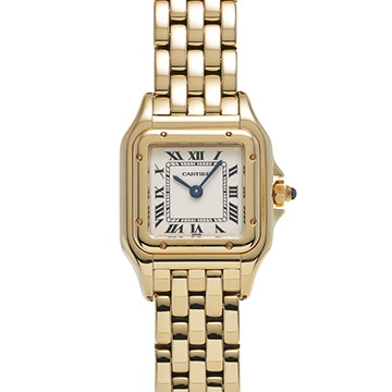 カルティエ パンテール SM W25022B9 アイボリー レディース 時計 【中古】【wristwatch】